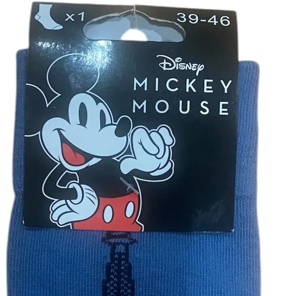 Disney Mickey Mouse bojour Paris Blue Socks